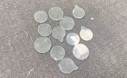 硅膠膜切割效果